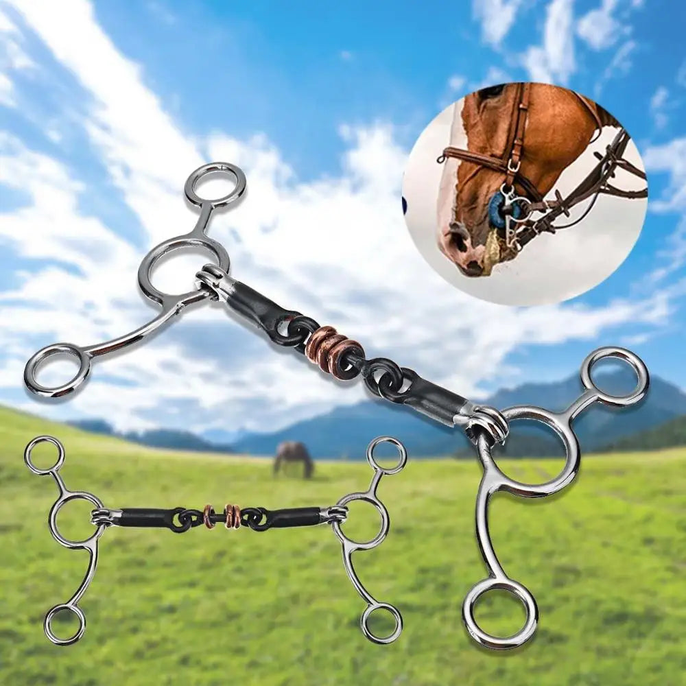 Stainless Steel full cheek snaffle bit