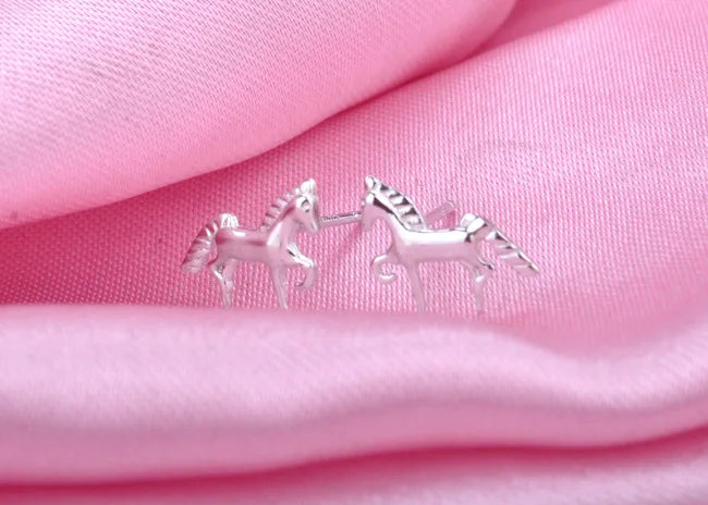 REETI 925 sterling silver horse Stud Earring