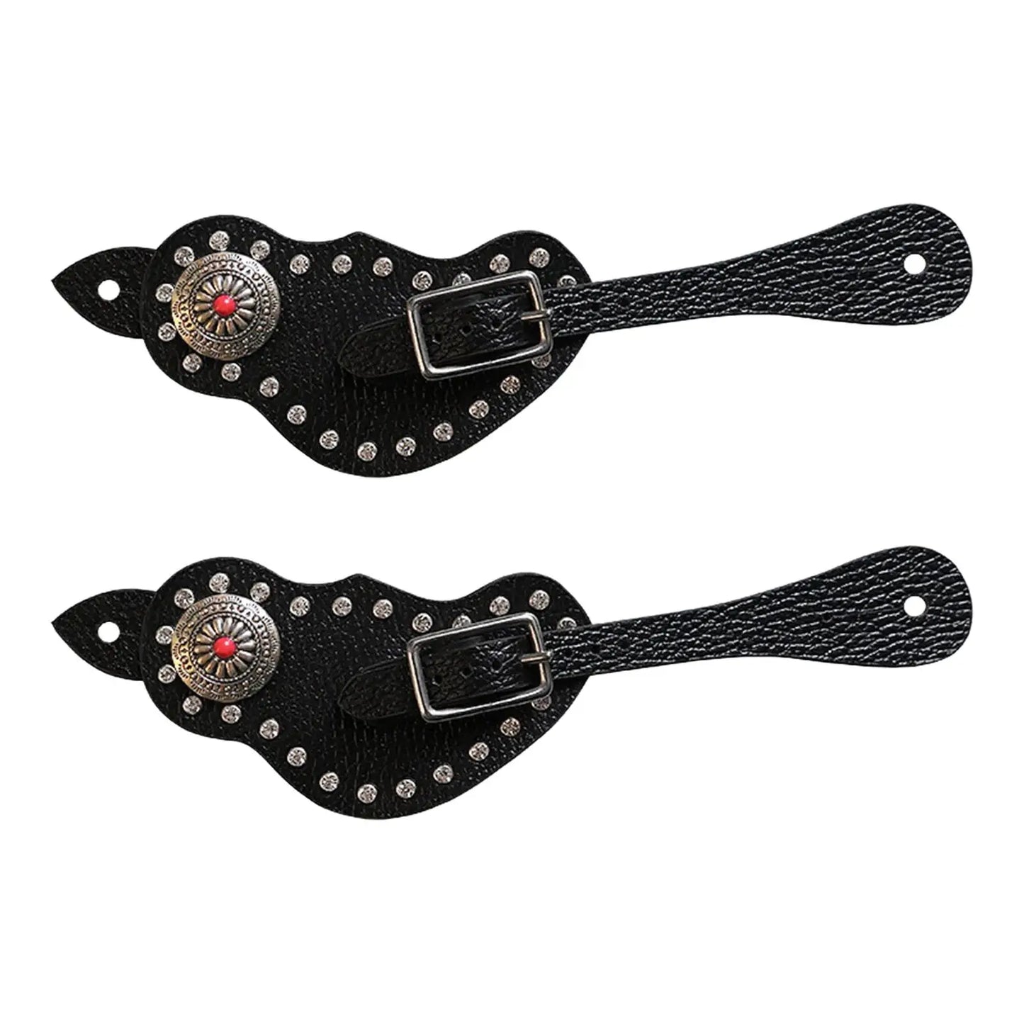 2Pcs Spur Strap with Buckle