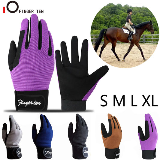 Kids Durable  Riding Horse Gloves