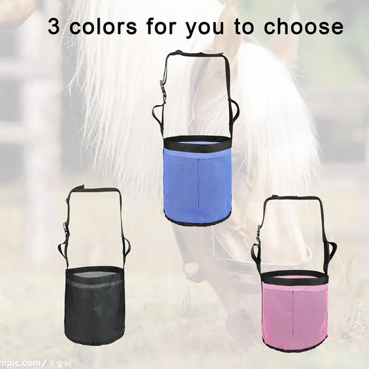 Horse Feed Bag With Adjustable Strap Feed Bag 9.44 X 9.64in