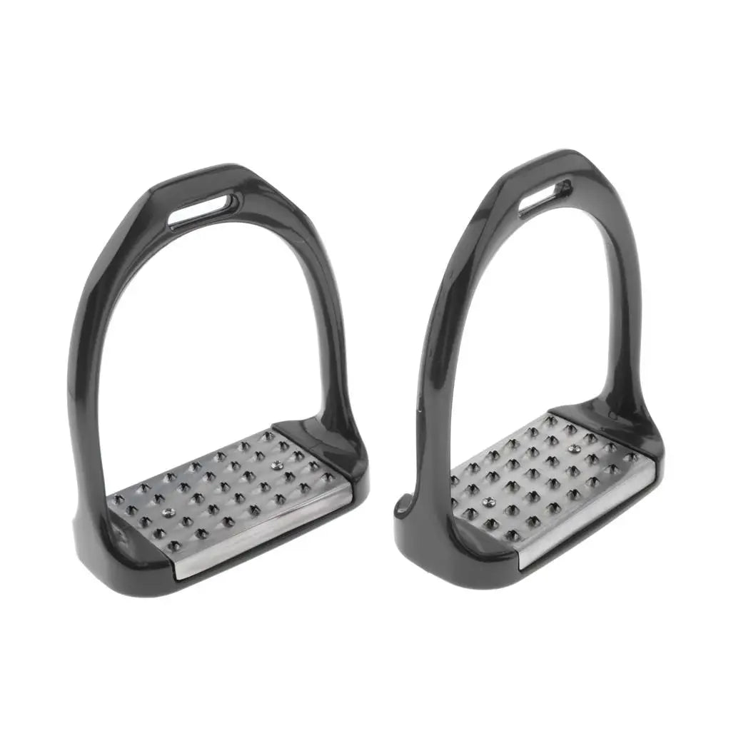 Stirrups with Stainless Steel Anti-Slip Pad