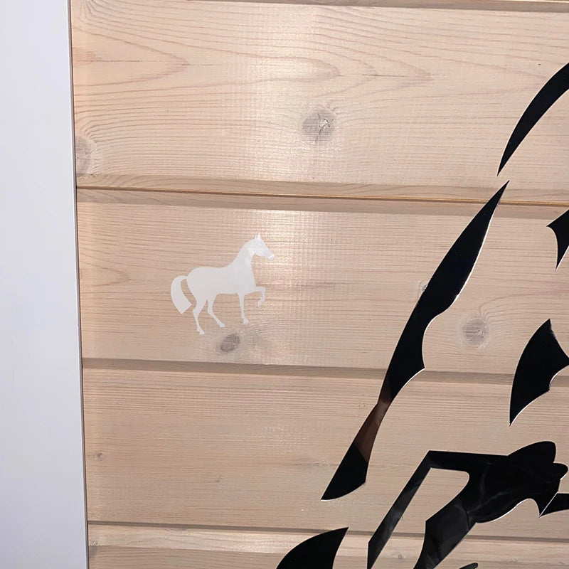 8pcs Horses Glow in the Dark Wall Sticker