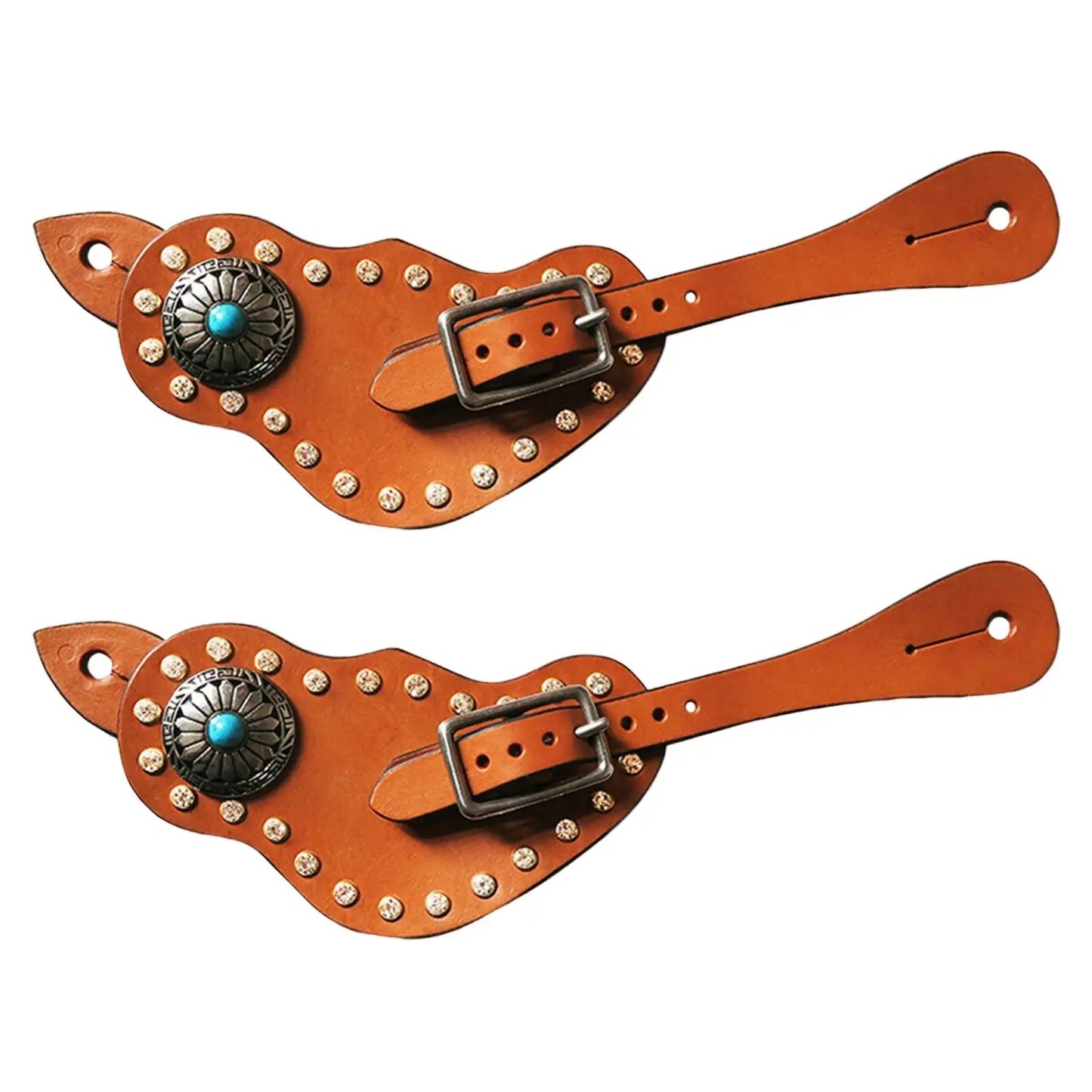 2Pcs Spur Strap with Buckle