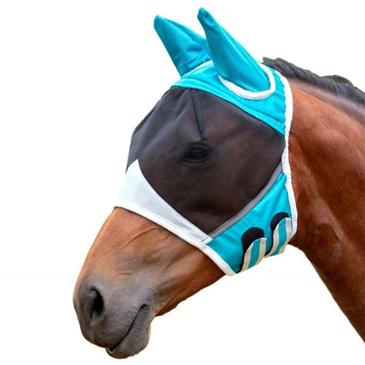 Professional Grade Horse Fly Mask - Comfortable And Adjustable Stylish Fly Mask For Horses Durable