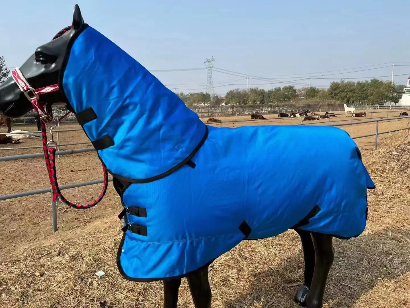 Winter Waterproof Rug With Detachable Neck