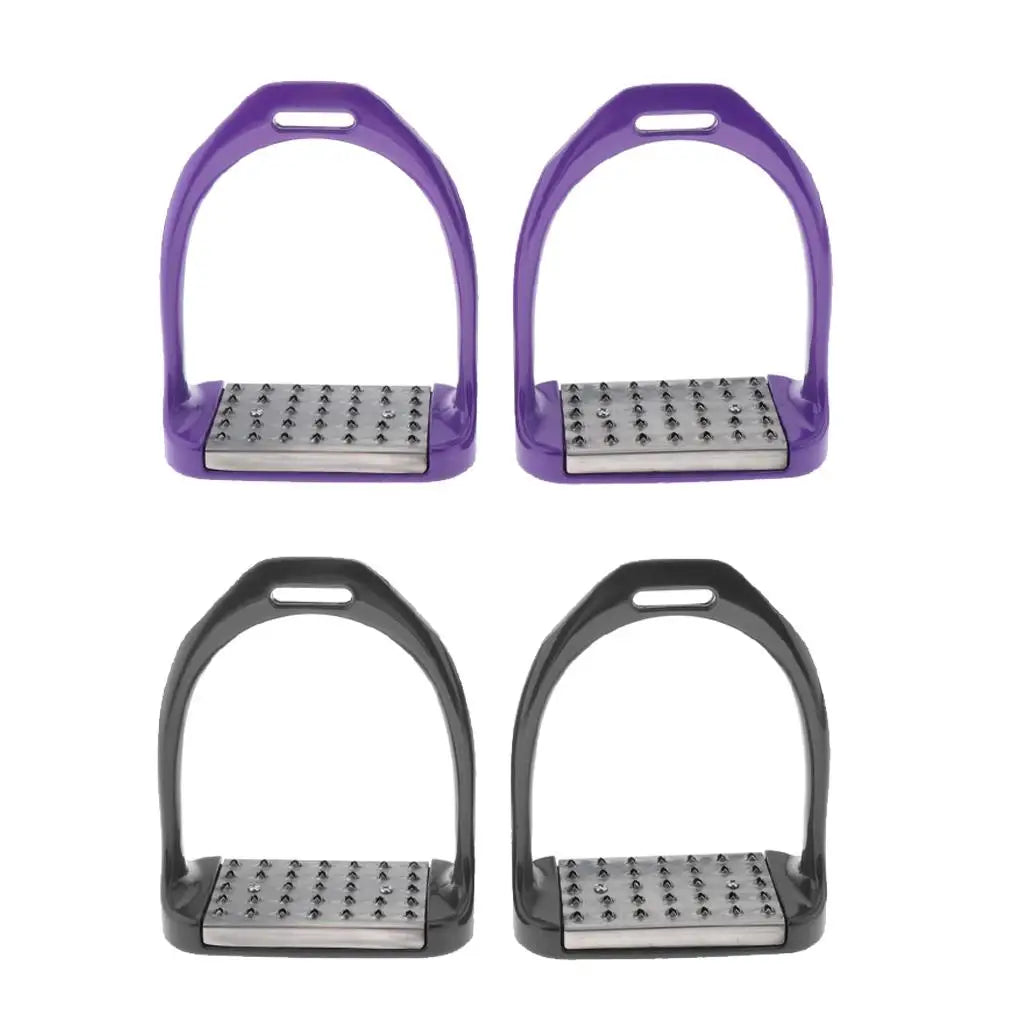 Stirrups with Stainless Steel Anti-Slip Pad