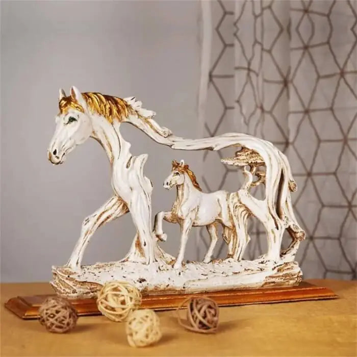 Wild Duality Horse Sculpture